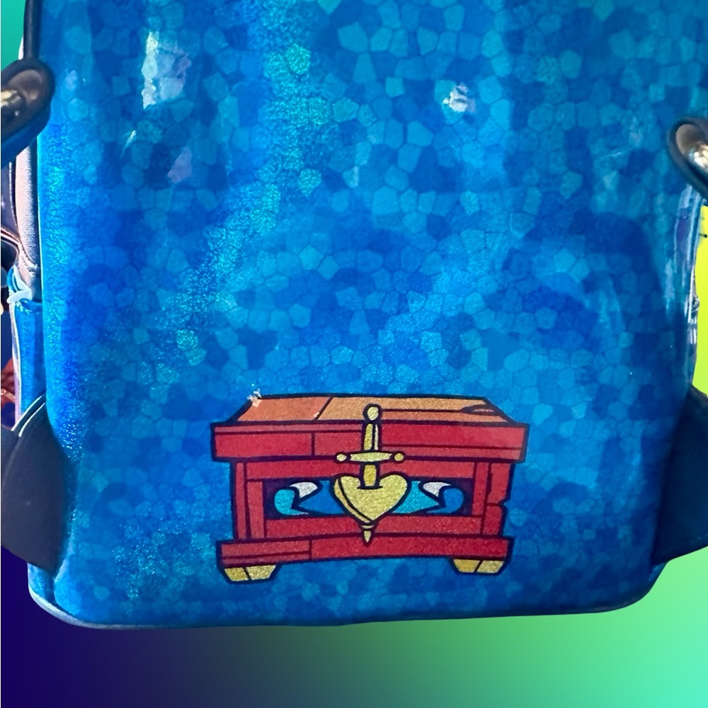 NWT Loungefly Stained Glass Snow White Backpack - Picture 5 of 6